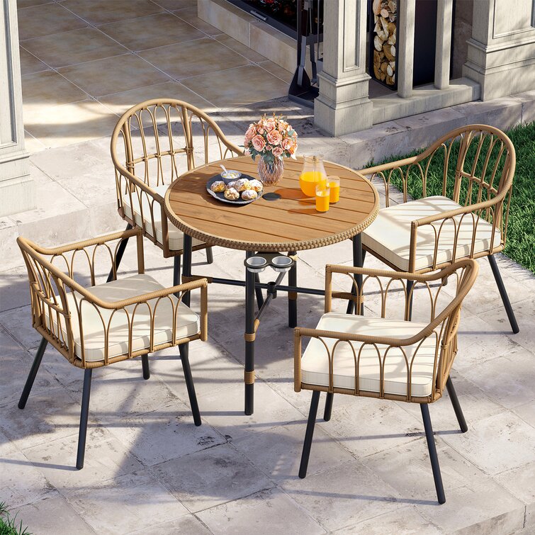 Small outdoor table and 4 chairs new arrivals